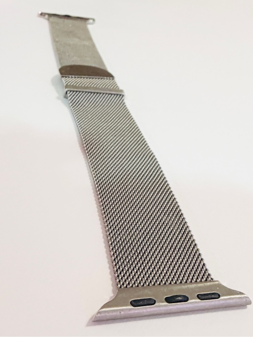Silver Milanese Loop Mesh Metal Watch Band for Apple Watch Series 7